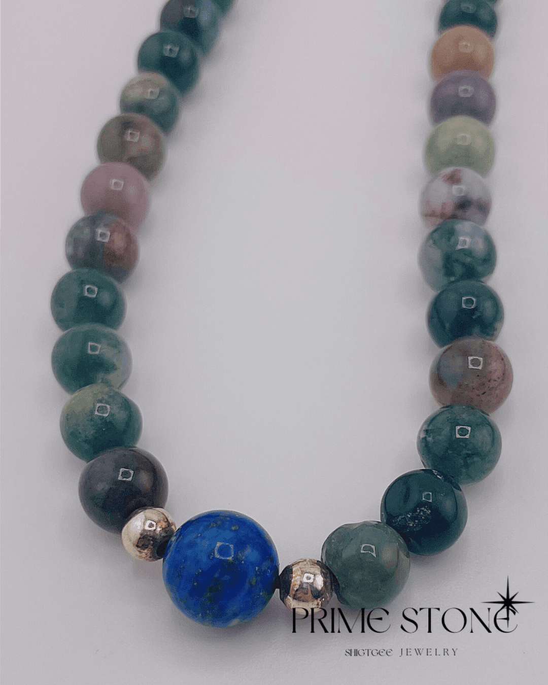 Замагт мана (Moss agate) Номин (Lapis lazuli) тай эрхи - 2